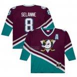 Camiseta Hockey Anaheim Ducks Teemu Selanne 1996-97 Violeta