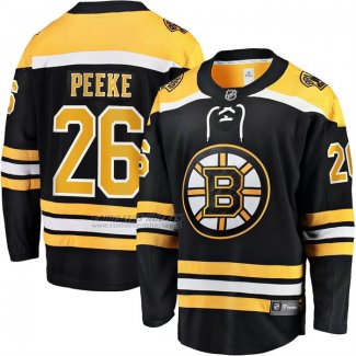 Camiseta Hockey Boston Bruins Andrew Peeke Primera Breakaway Negro