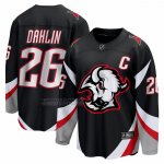 Camiseta Hockey Buffalo Sabres Rasmus Dahlin Alterno Captains Patch Breakaway Negro