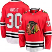 Camiseta Hockey Chicago Blackhawks Spencer Knight Breakaway Rojo