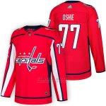 Camiseta Hockey Hombre Autentico Washington Capitals 77 T.j. Oshie Home 2018 Rojo
