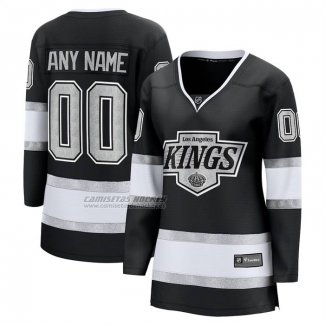 Camiseta Hockey Mujer Los Angeles Kings Primera Breakaway Personalizada Negro