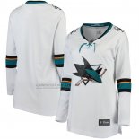 Camiseta Hockey Mujer San Jose Sharks Segunda Breakaway Blanco