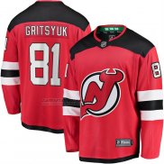 Camiseta Hockey New Jersey Devils Arseny Gritsyuk Primera Breakaway Rojo
