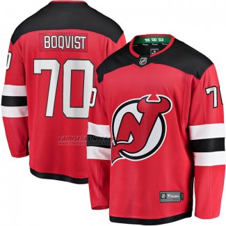 Camiseta Hockey New Jersey Devils Jesper Boqvist Primera Breakaway Rojo