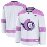 Camiseta Hockey Ottawa Senators 2024 Fights Cancer Blanco
