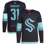 Camiseta Hockey Seattle Kraken Philipp Grubauer Primary Autentico Azul