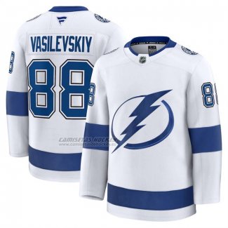 Camiseta Hockey Tampa Bay Lightning Andrei Vasilevskiy Segunda Premium Blanco