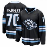 Camiseta Hockey Utah Mammoth Karel Vejmelka Primera Breakaway Negro