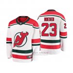 Camiseta Nino New Jersey Devils Stefan Noesen Alternato Breakaway Blanco