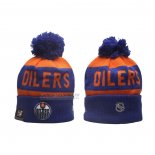 Gorro Beanie Edmonton Oilers Azul Naranja