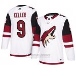 Camiseta Arizona Coyotes Clayton Keller Autentico Away Blanco
