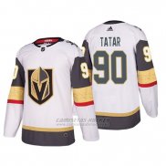 Camiseta Golden Knights Tomas Tatar Away Adidas Autentico Jugador Blanco