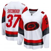 Camiseta Hockey Carolina Hurricanes Andrei Svechnikov Segunda Breakaway Blanco