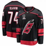 Camiseta Hockey Carolina Hurricanes Jaccob Slavin 2026 Stanley Cup Champions Primera Breakaway Negro