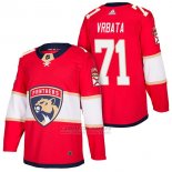 Camiseta Hockey Hombre Autentico Florida Panthers 71 Radim Vrbata Home 2018 Rojo