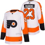 Camiseta Hockey Hombre Autentico Philadelphia Flyers 23 Brandon Manning Away 2018 Blanco Camiseta Hockey Hombre Autentico Philadelphia Flyers 23 Brandon Manning Away 2018 Blanco