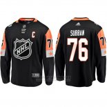 Camiseta Hockey Hombre Montreal Canadiens 76 Subban 2018 All Star Negro Captain