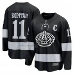 Camiseta Hockey Los Angeles Kings Anze Kopitar Alterno Breakaway Negro