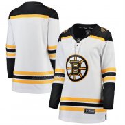 Camiseta Hockey Mujer Boston Bruins Segunda Breakaway Blanco
