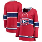 Camiseta Hockey Mujer Montreal Canadiens Primera Breakaway Rojo