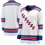Camiseta Hockey Mujer New York Rangers Segunda Breakaway Blanco