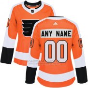 Camiseta Hockey Mujer Philadelphia Flyers Primera Personalizada Naranja