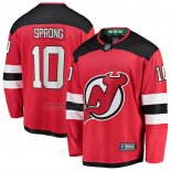 Camiseta Hockey New Jersey Devils Daniel Sprong Primera Breakaway Rojo