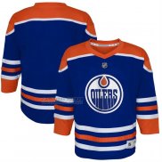 Camiseta Hockey Nino Edmonton Oilers Primera Replica Azul