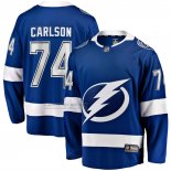 Camiseta Hockey Tampa Bay Lightning John Carlson Primera Breakaway Azul