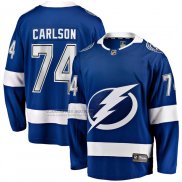 Camiseta Hockey Tampa Bay Lightning John Carlson Primera Breakaway Azul