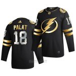 Camiseta Hockey Tampa Bay Lightning Ondrej Palat Golden Edition Limited Autentico 2020-21 Negro Camiseta Hockey Tampa Bay Lightning Ondrej Palat Golden Edition Limited Autentico 2020-21 Negro