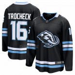 Camiseta Hockey Utah Mammoth Vincent Trocheck Primera Breakaway Negro