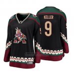 Camiseta Mujer Arizona Coyotes Clayton Keller Heritage Alternato Breakaway Negro