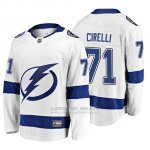 Camiseta Tampa Bay Lightning Anthony Cirelli 2019 Away Breakaway Blanco