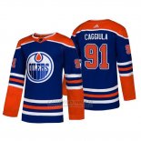 Camiseta Edmonton Oilers Drake Caggiula Alternato Autentico Azul