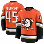 Camiseta Hockey Anaheim Ducks Beckett Sennecke Primera Premium Naranja