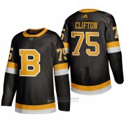 Camiseta Hockey Boston Bruins Connor Clifton Alterno 2019-20 Negro