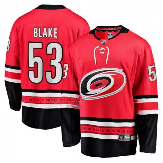 Camiseta Hockey Carolina Hurricanes Jackson Blake Primera Breakaway Rojo