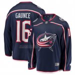 Camiseta Hockey Columbus Blue Jackets Brendan Gaunce Primera Breakaway Azul