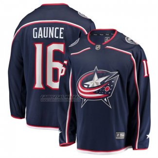 Camiseta Hockey Columbus Blue Jackets Brendan Gaunce Primera Breakaway Azul