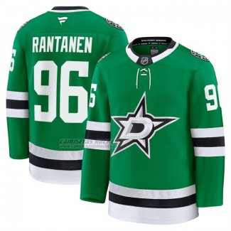 Camiseta Hockey Dallas Stars Mikko Rantanen Primera Premium Verde