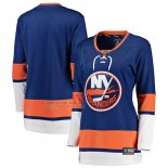 Camiseta Hockey Mujer New York Islanders Primera Breakaway Azul