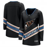 Camiseta Hockey Mujer Washington Capitals Alterno 50th Aniversario Breakaway Negro