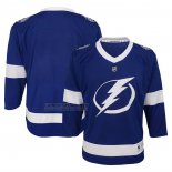 Camiseta Hockey Nino Tampa Bay Lightning Primera Replica Azul