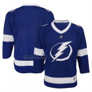Camiseta Hockey Nino Tampa Bay Lightning Primera Replica Azul