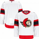 Camiseta Hockey Ottawa Senators Segunda Autentico Pro Blanco