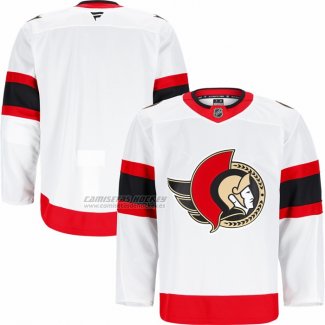 Camiseta Hockey Ottawa Senators Segunda Autentico Pro Blanco