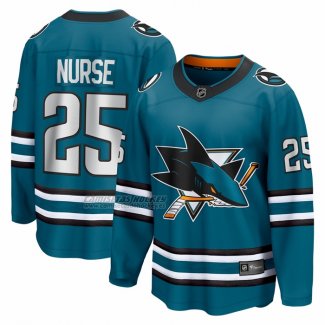Camiseta Hockey San Jose Sharks Darnell Nurse Primera Breakaway Verde