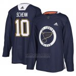 Camiseta St. Louis Blues Brayden Schenn New Season Practice Azul